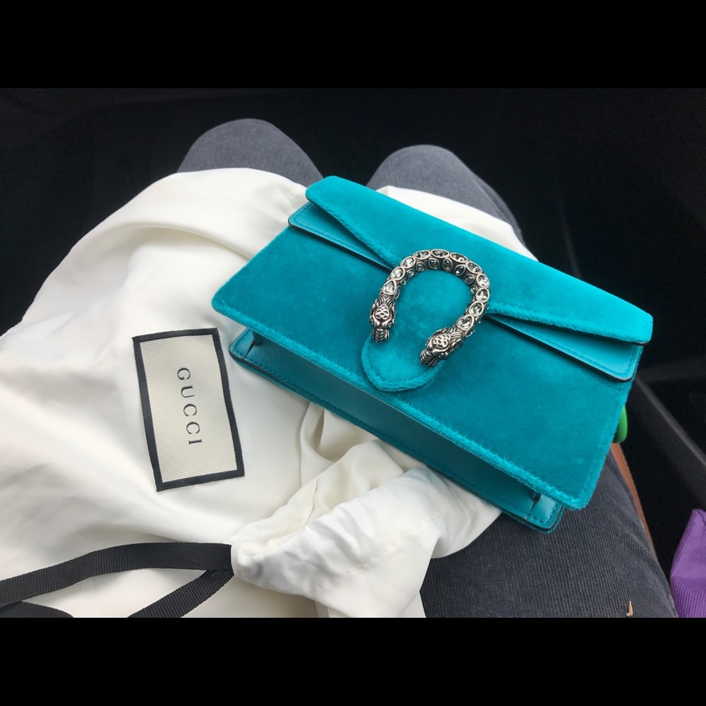 Gucci super mini peacock